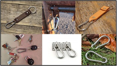 Foto 6 | Foto 6 | Tablas De La Marca Carabiner De Acero Galvanizado Con Zinc Negro Paquete De 12 - Venta Internacional.