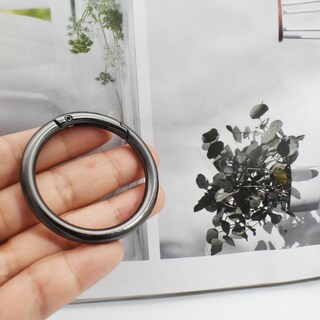 Foto 2 | Foto 2 | Mosquetones Bytiyar Big Round 63 Mm Metal 10 Unidades Pistola Negra - Venta Internacional.