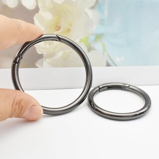 Foto 7 | Foto 7 | Mosquetones Bytiyar Big Round 63 Mm Metal 10 Unidades Pistola Negra - Venta Internacional.