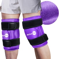 Paquete De Hielo En Gel Para Aliviar El Dolor De Rodilla Airicepac 2 Purple - Venta Internacional.