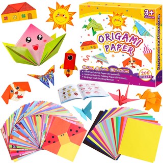 Foto 1 | Foto 1 | Kit De Papel De Origami Pigipigi Kids Craft Para Niños De 5 A 8 A 12 Años - Venta Internacional.