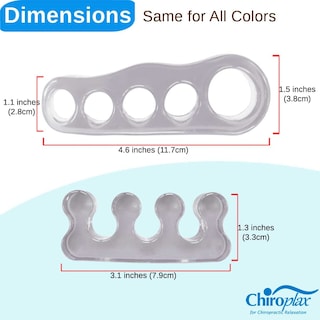 Foto 5 | Foto 5 | Separadores De Dedos Chiroplax Gel Para Aliviar Los Juanetes 2 Pares Color Menta - Venta Internacional.