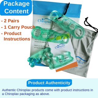 Foto 6 | Foto 6 | Separadores De Dedos Chiroplax Gel Para Aliviar Los Juanetes 2 Pares Color Menta - Venta Internacional.