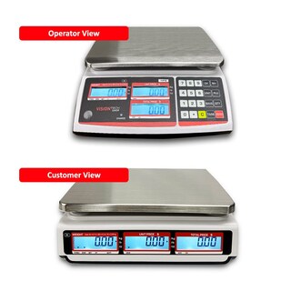 Foto 6 | Foto 6 | Báscula De Cálculo De Precios Visiontechshop Tvp-60b 30 Kg/60 Lb - Venta Internacional.