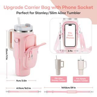 Foto 3 | Foto 3 | Bolsa Portabotellas Linmaya Para Stanley Cup 1 2/0 9 L - Venta Internacional.