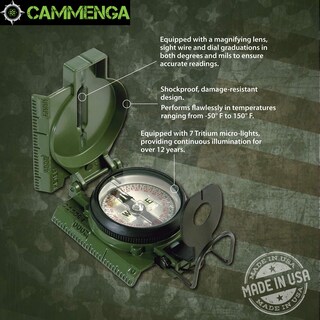 Foto 2 | Foto 2 | Lensatic De Tritio Oficial De Compass Cammenga Militar De Ee. Uu. - Venta Internacional.