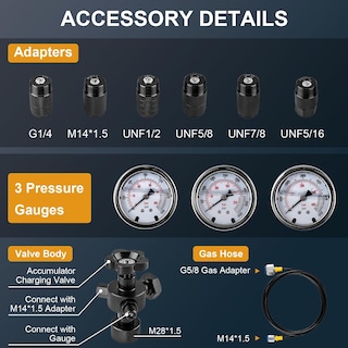 Foto 3 | Foto 3 | Kit De Carga Para Acumuladores Hidráulicos De Nitrógeno Defabee - Venta Internacional.