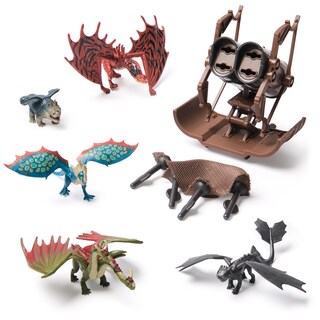 Foto 1 | Foto 1 | Juego De Cazador De Dragones Toy Dreamworks Dragons Paquete De 5 Unidades Con Mangle - Venta Internacional.