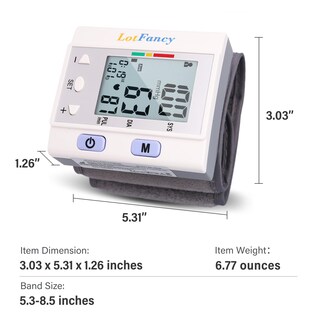 Foto 7 | Foto 7 | Tensiómetro De Muñeca Lotfancy Bp-202h Para 4 Usuarios - Venta Internacional.