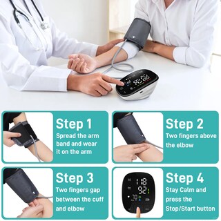 Foto 5 | Foto 5 | Monitor De Presión Arterial Para La Parte Superior Del Brazo Huangirl Talking 240 Ml - Venta Internacional.