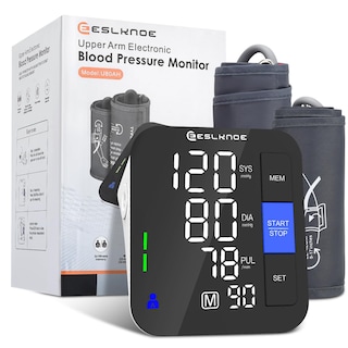 Foto 1 | Foto 1 | Monitor De Presión Arterial Eslknoe Con Manguito Xl De 8-17 Pulgadas Y 12-21 Pulgadas - Venta Internacional.