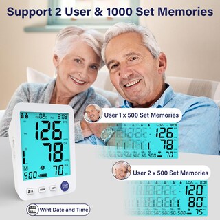 Foto 6 | Foto 6 | Monitor De Presión Arterial Adking Automático Para La Parte Superior Del Brazo Para Uso Doméstico - Venta Internacional.