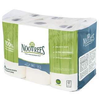 Foto 3 | Foto 3 | Papel Higiénico Nootrees Bamboo 3 Capas 220 Hojas 12 Rollos - Venta Internacional.