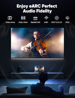 Foto 5 | Foto 5 | Cable Hdmi Snowkids 8k 2.1 Paquete De 2 M 48 Gbps Alta Velocidad - Venta Internacional.