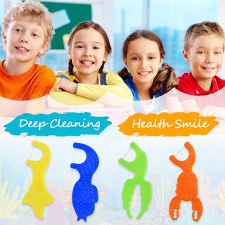 Foto 3 | Foto 3 | Picas De Hilo Dental Para Niños Dacon Kids  50 Unidades (paquete De 3) - Venta Internacional.