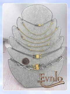 Foto 5 | Foto 5 | Set De Cierre Y Extensor De Collar Evnlo Multi En Oro Y Plata - Venta Internacional.