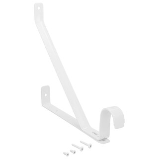 Foto 6 | Foto 6 | Soporte Para Barra De Estante Nuk3y Resistente Y Ajustable Blanco - Venta Internacional.