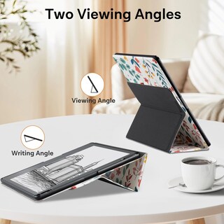 Foto 2 | Foto 2 | Funda Cobak De Piel Para Kindle Scribe De 10 2 Pulgadas Con Soporte Para Bolígrafos - Venta Internacional.