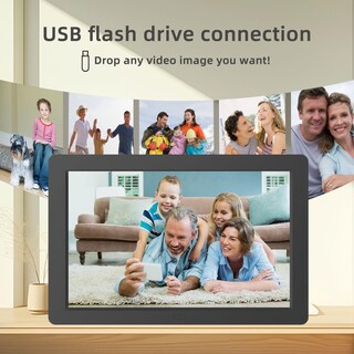 Foto 2 | Foto 2 | Marco De Fotos Digital Pipivision Tarjeta Usb/sd Hd De 8 Pulgadas - Venta Internacional.