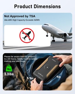 Foto 2 | Foto 2 | Fuente De Alimentación De Respaldo De Batería Cpap Easylonger Es720 266 4 Wh - Venta Internacional.