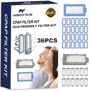 Foto 1 | Foto 1 | Kit De Filtros Cpap Longevity Turtle Compatible Con Philips Dreamstation 2 - Venta Internacional.
