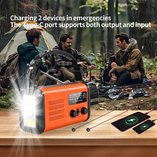 Foto 4 | Foto 4 | Radio Meteorológica De Emergencia Luozroll 20000mah Con Linterna - Venta Internacional.