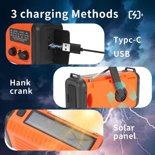 Foto 5 | Foto 5 | Radio Meteorológica De Emergencia Luozroll 20000mah Con Linterna - Venta Internacional.
