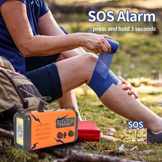 Foto 6 | Foto 6 | Radio Meteorológica De Emergencia Luozroll 20000mah Con Linterna - Venta Internacional.