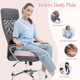 Foto 6 | Foto 6 | Cojín De Asiento Donut Espuma Viscoelástica Benazcap Rosa - Venta Internacional.