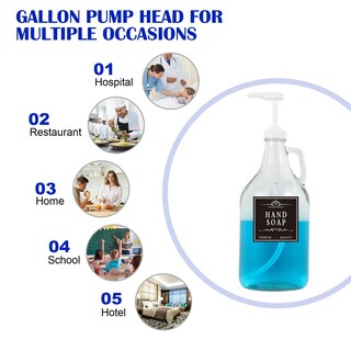 Foto 4 | Foto 4 | Dispensador Con Bomba De Un Galón 4 Paquetes Watsango 1280 Ml Para Jabón De Manos - Venta Internacional.