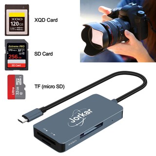 Foto 2 | Foto 2 | Lector De Tarjetas Xqd Jorkar Xqd A Usb-c Para Cámaras Sony Nikon - Venta Internacional.