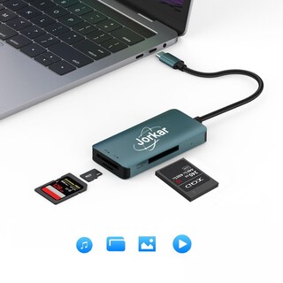 Foto 3 | Foto 3 | Lector De Tarjetas Xqd Jorkar Xqd A Usb-c Para Cámaras Sony Nikon - Venta Internacional.