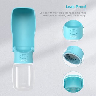 Foto 2 | Foto 2 | Botella De Agua Portátil Para Perros Soicta 560 Ml O 350 Ml Para Perros - Venta Internacional.