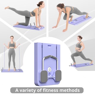 Foto 2 | Foto 2 | Tabla De Pilates Janua Pilates Reformer Set 5 En 1 Color Morado - Venta Internacional.