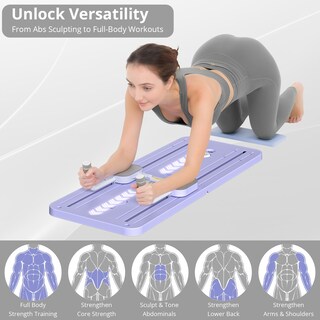 Foto 3 | Foto 3 | Tabla De Pilates Janua Pilates Reformer Set 5 En 1 Color Morado - Venta Internacional.