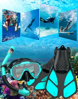 Foto 7 | Foto 7 | Set 4 En 1 De Equipo De Snorkel Ubekezele Para Adultos Con Bolsa De Viaje - Venta Internacional.