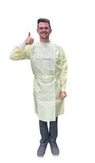 Foto 1 | Foto 1 | Batas De Aislamiento Keebomed Ppe Desechables Resistentes A Los Fluidos Xl - Venta Internacional.