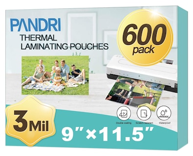 Foto 1 | Foto 1 | Hojas Laminadoras Pandri Bolsas Laminadoras Térmicas Paquete De 600 - Venta Internacional.