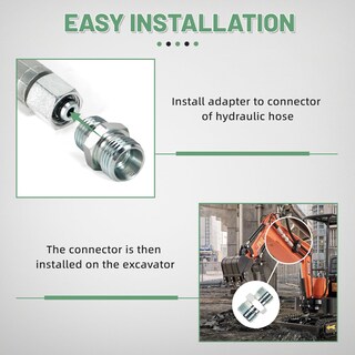 Foto 4 | Foto 4 | Adaptadores De Conexión De Manguera Vorgens M14 A M16 Para Miniexcavadora - Venta Internacional.