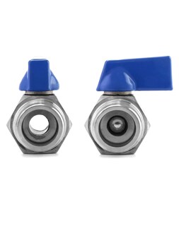 Foto 4 | Foto 4 | Válvula Esférica Qwork Mini 1/2 Npt Con Rosca Hembra Y Macho X2 - Venta Internacional.