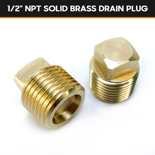 Foto 4 | Foto 4 | Tapón De Desagüe Para Barcos Hapden 1/2 Pulgada Npt Latón Macizo Paquete De 2 - Venta Internacional.