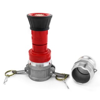 Foto 2 | Foto 2 | Boquilla Para Manguera Contra Incendios Qwork Heavy Duty 2 Npsh/npt Con Camlock - Venta Internacional.