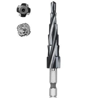 Foto 6 | Foto 6 | Broca Escalonada Ironant Cobalt M35 Con Revestimiento De Tialn De 3/16 A 1/2 - Venta Internacional.