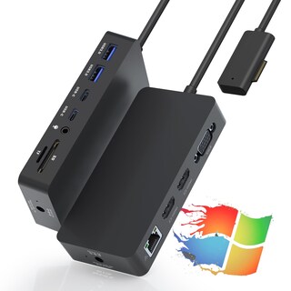 Foto 1 | Foto 1 | Estación De Acoplamiento Microsoft Surface 12 En 1 Con Triple Pantalla - Venta Internacional.