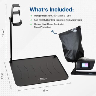 Foto 2 | Foto 2 | Soporte De Manguera Y Tubo De Cpap Para Mesita De Noche Cpap - Venta Internacional.