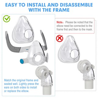 Foto 3 | Foto 3 | Cojín De Mascarilla Facial Integral De Repuesto Airfit F20 Cpap M (2) - Venta Internacional.