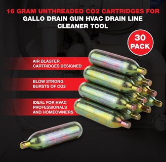 Foto 2 | Foto 2 | Cartuchos De Co2 Redrock De 16 G Sin Rosca Para Pistola De Drenaje Gallo (30) - Venta Internacional.