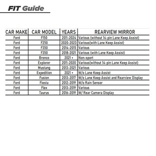 Foto 5 | Foto 5 | Adaptador De Corriente Dash Cam Para Ford F150 2011-2024 Bronco - Venta Internacional.
