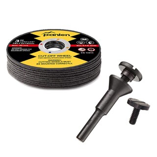 Foto 1 | Foto 1 | Kit De Discos De Corte Y Mandril De Montaje Panlen Paquete De 10 Unidades 3 Cm - Venta Internacional.