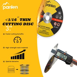 Foto 2 | Foto 2 | Kit De Discos De Corte Y Mandril De Montaje Panlen Paquete De 10 Unidades 3 Cm - Venta Internacional.